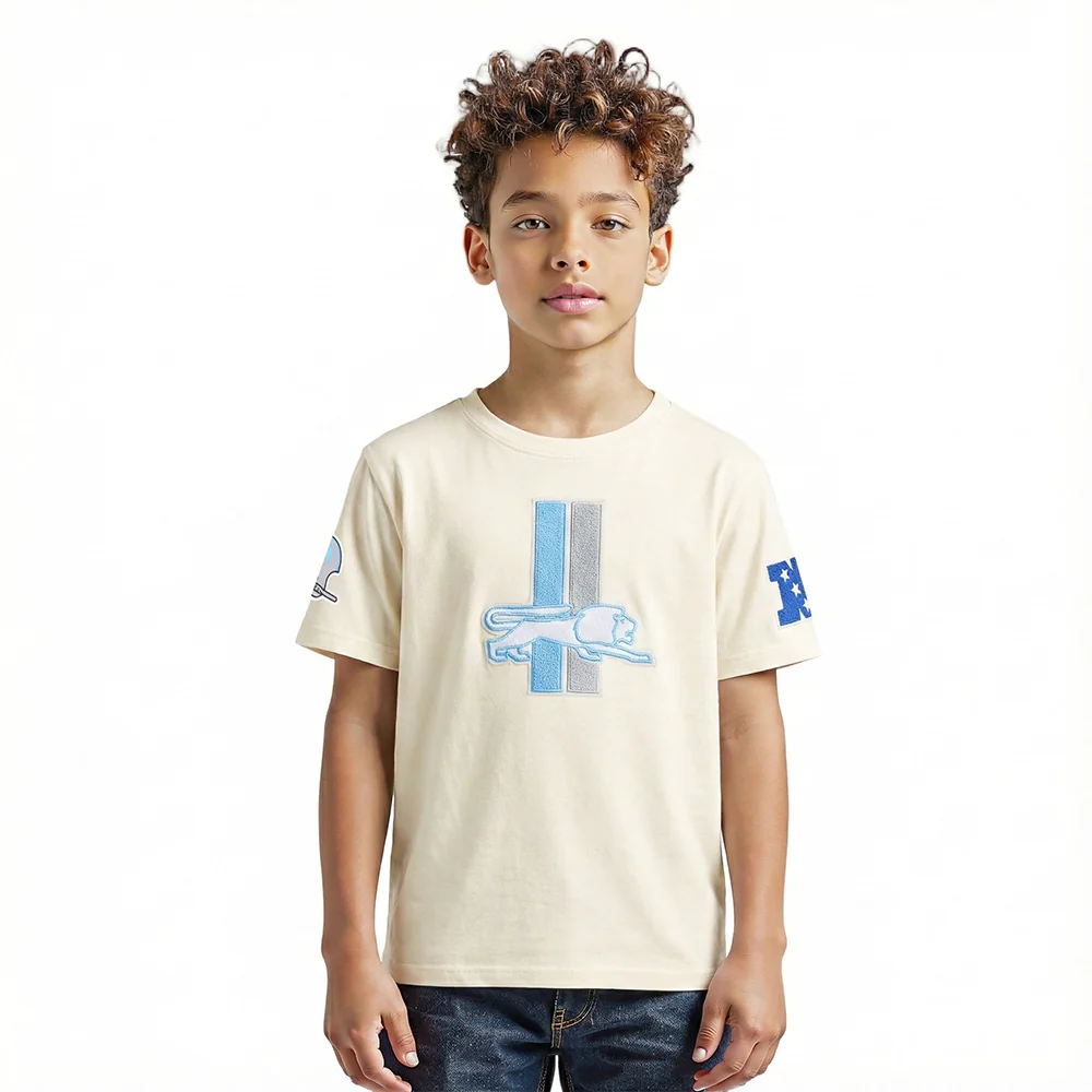 NFL DETROIT LIONS RETRO CLASSICS BIG BOY'S SS TEE (EGGSHELL) - Image 6