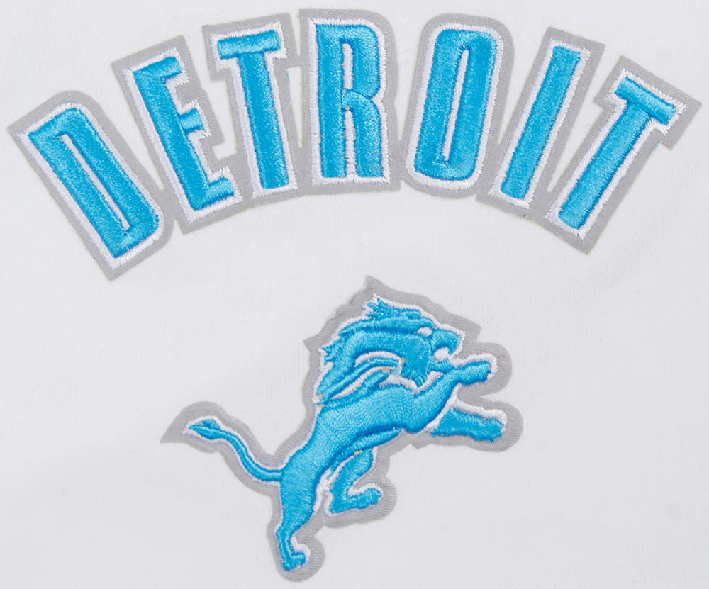 NFL DETROIT LIONS CLASSIC WOMEN'S FLEECE SHORT (WHITE) - Image 5