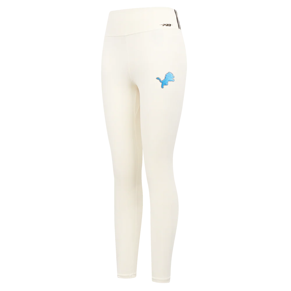 NFL DETROIT LIONS RETRO CLASSIC WOMEN'S JERSEY LEGGING (EGGSHELL)