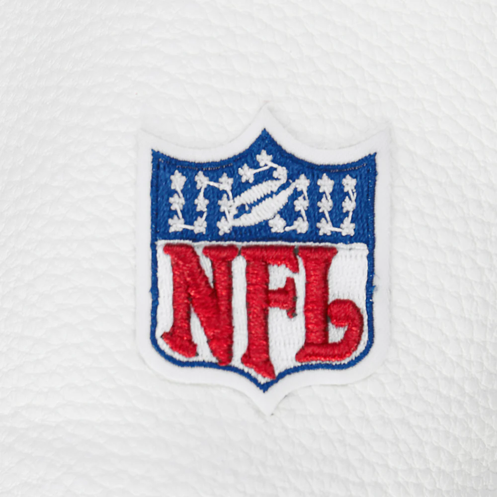 NFL DETROIT LIONS BEST OF WOMEN'S CROPPED RIB WOOL VARSITY JACKET (BLACK/WHITE) - Image 15