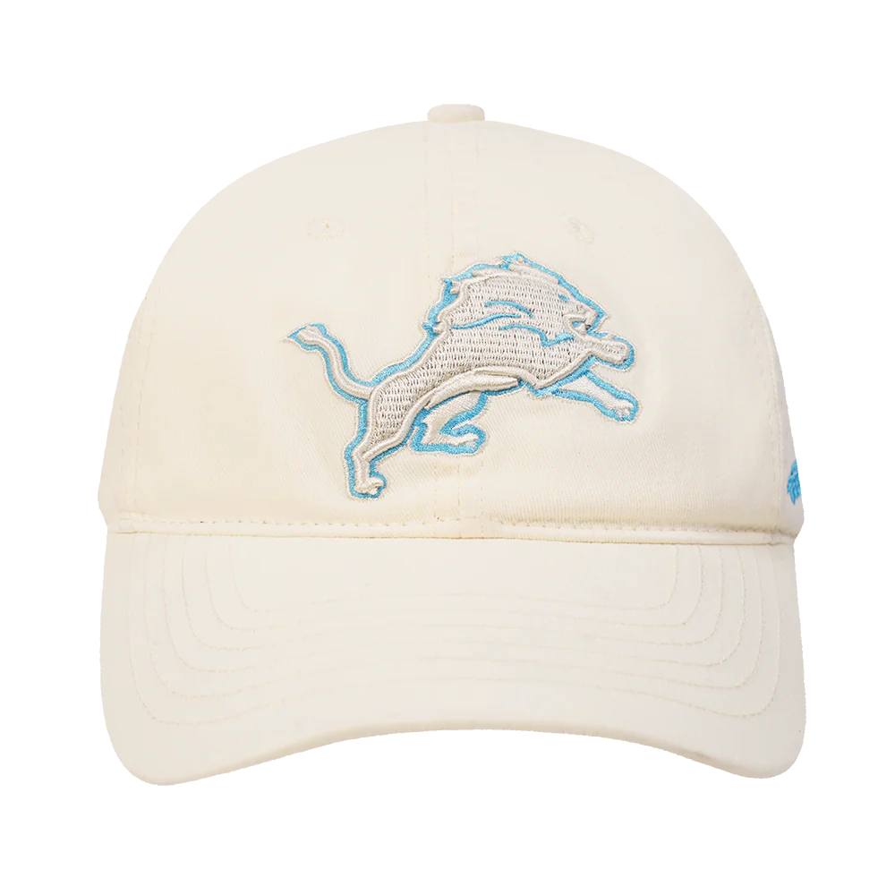 NFL DETROIT LIONS HIGH IMPACT WOMEN'S DAD HAT (EGGSHELL)