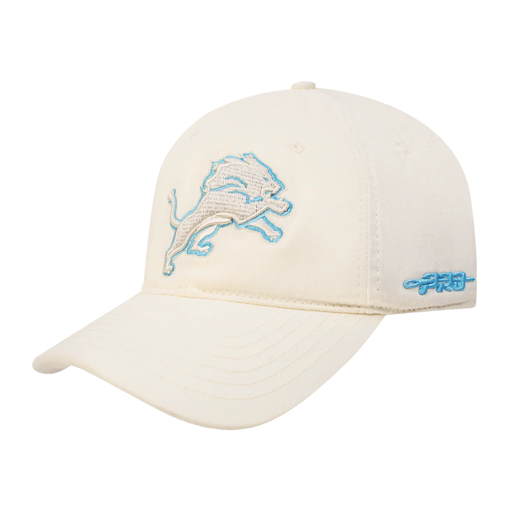 NFL DETROIT LIONS HIGH IMPACT WOMEN'S DAD HAT (EGGSHELL) - Image 2