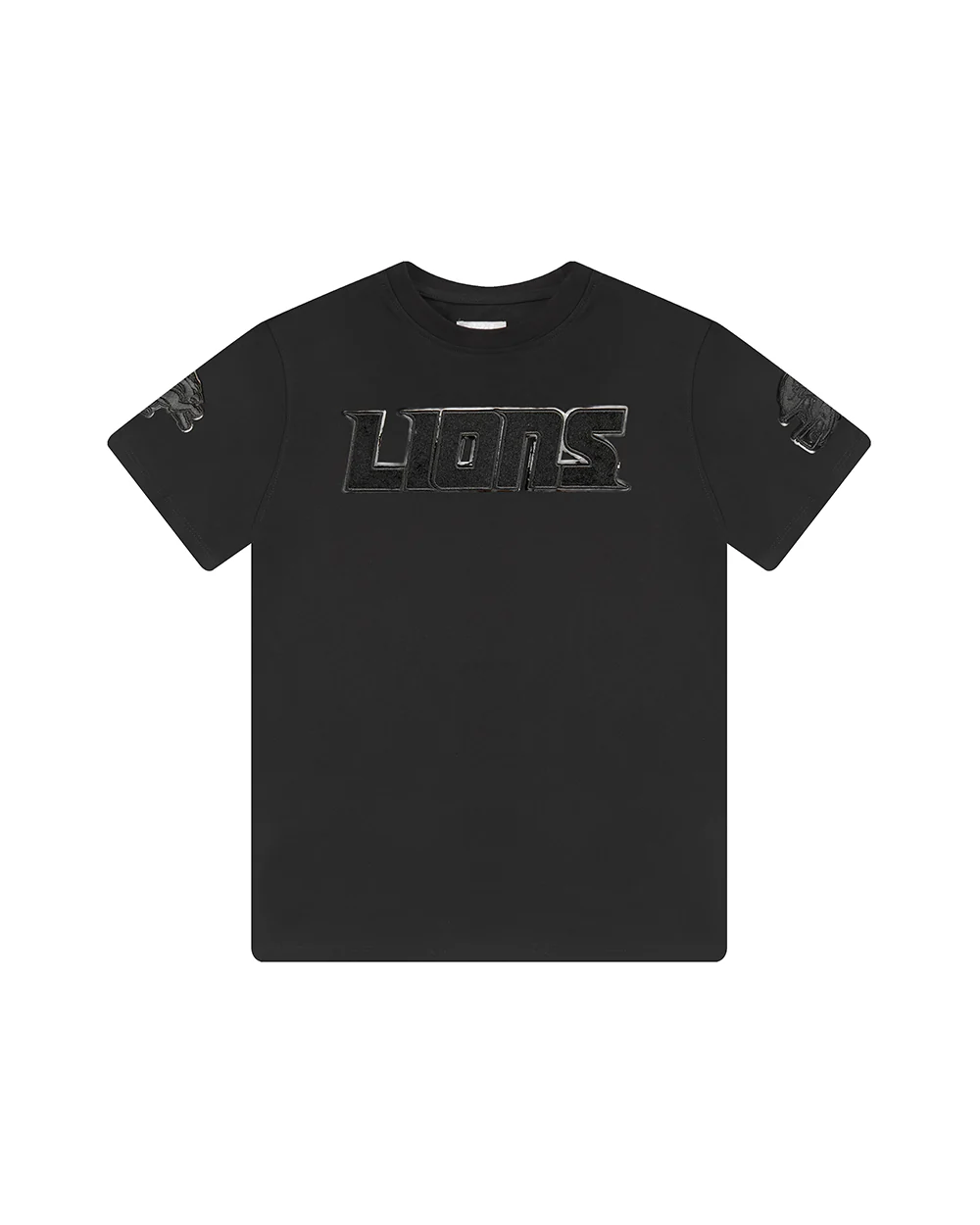 NFL DETROIT LIONS TRIPLE BLACK LITTLE BOYS SHORT SLEEVE TEE (BLACK) - Image 3