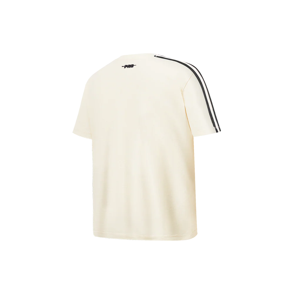 NFL DETROIT LIONS RETRO CLASSIC LITTLE BOYS SHORT SLEEVE TAPING TEE (EGGSHELL/ BLACK) - Image 4