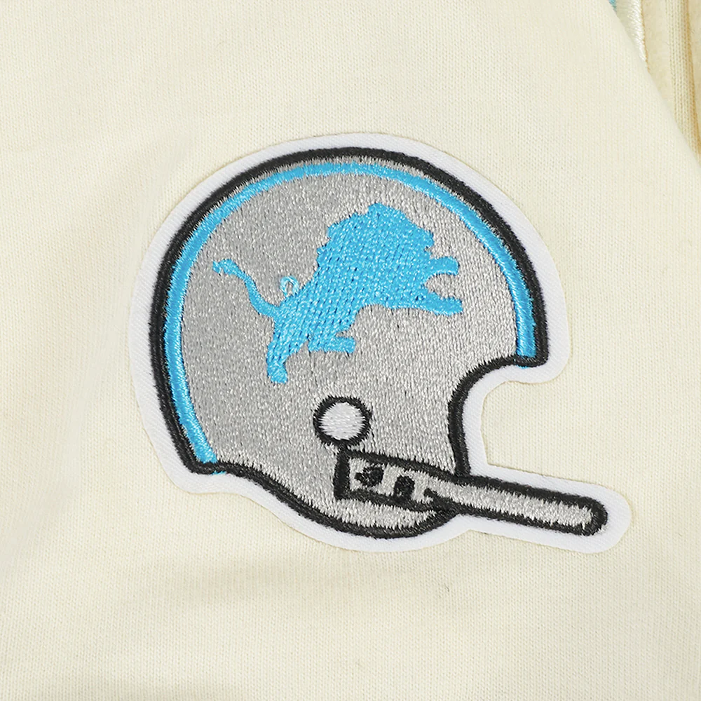 NFL DETROIT LIONS RETRO CLASSIC LITTLE BOY'S SS STRIPED RIB TEE (EGGSHELL/ BLACK) - Image 5