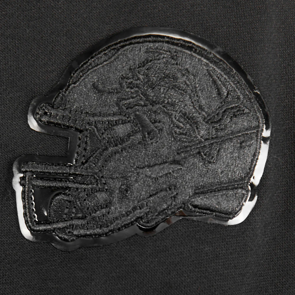 NFL DETROIT LIONS TRIPLE BLACK LITTLE BOYS FLEECE PULLOVER HOODIE (BLACK) - Image 7