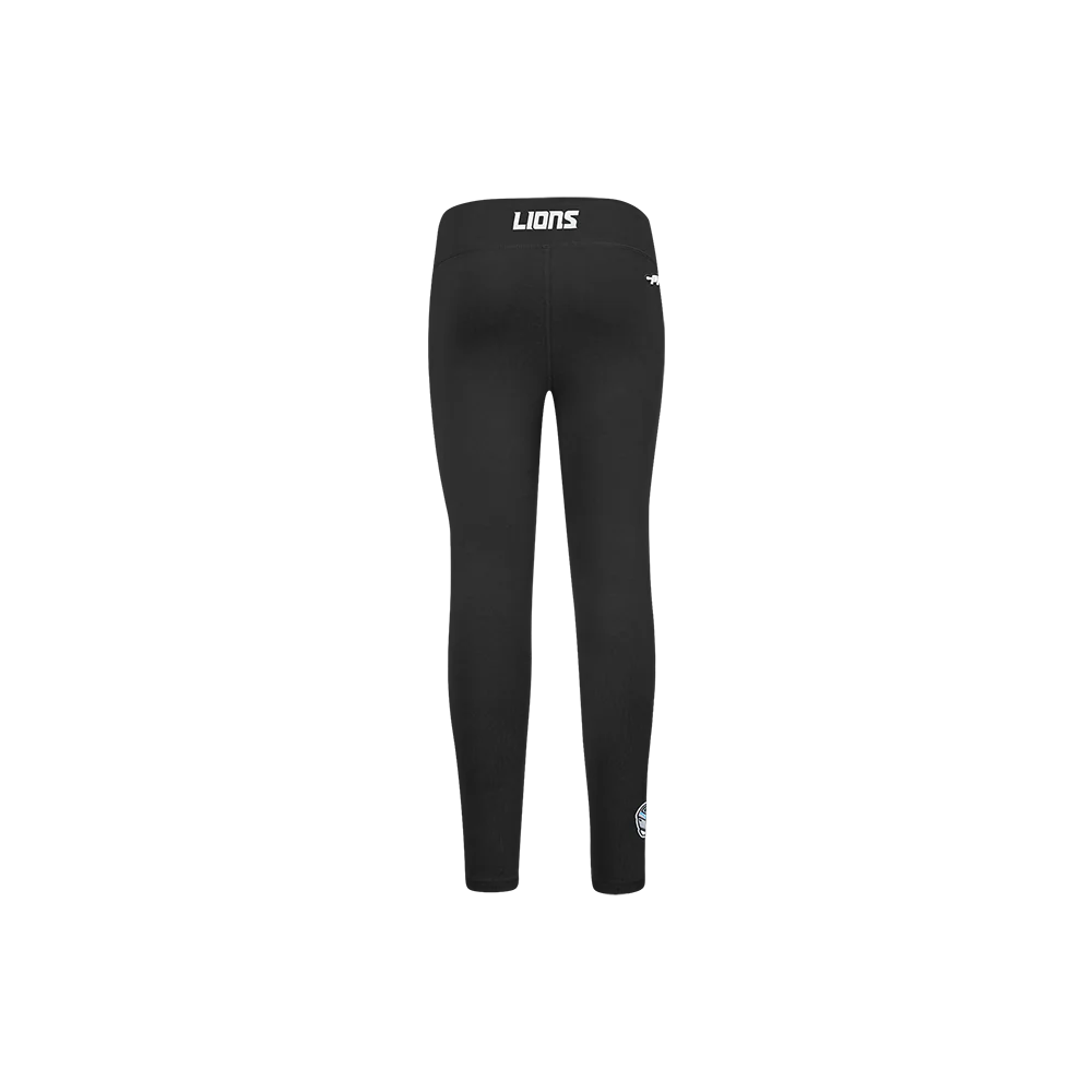 NFL DETROIT LIONS CLASSIC LITTLE GIRLS LEGGING (BLACK) - Image 4