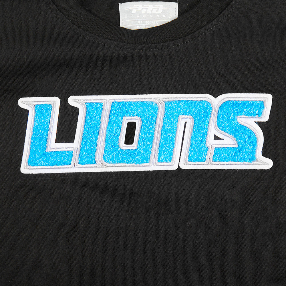 NFL DETROIT LIONS CLASSIC TODDLER BOYS SHORT SLEEVE TEE (BLACK) - Image 3