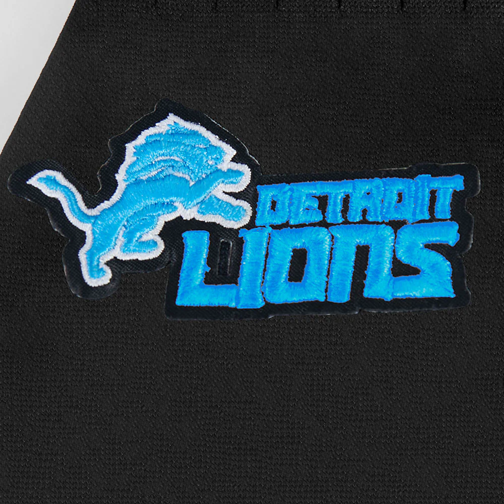 NFL DETROIT LIONS MESH TODDLER BOY'S MESH BUTTON DOWN SHIRT (BLACK) - Image 8