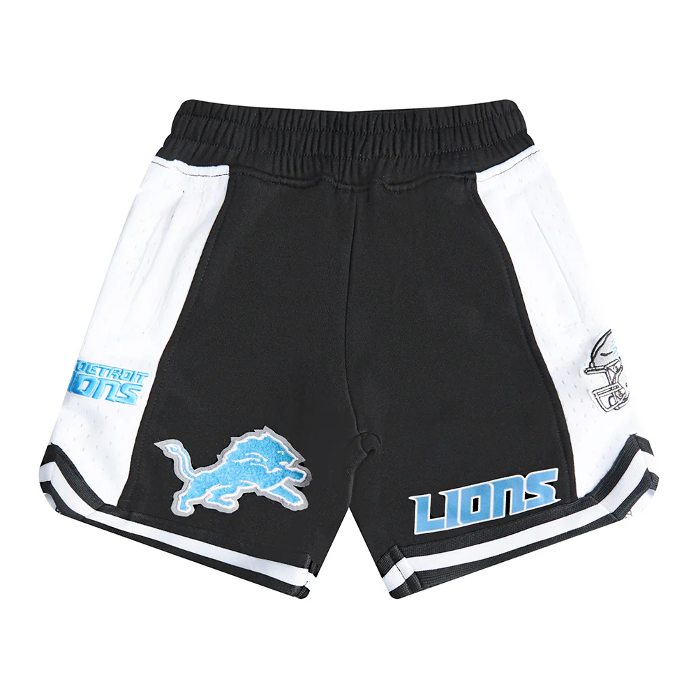 NFL DETROIT LIONS CLASSIC TODDLER BOYS FLEECE 2.0 SHORT (BLACK) - Image 4