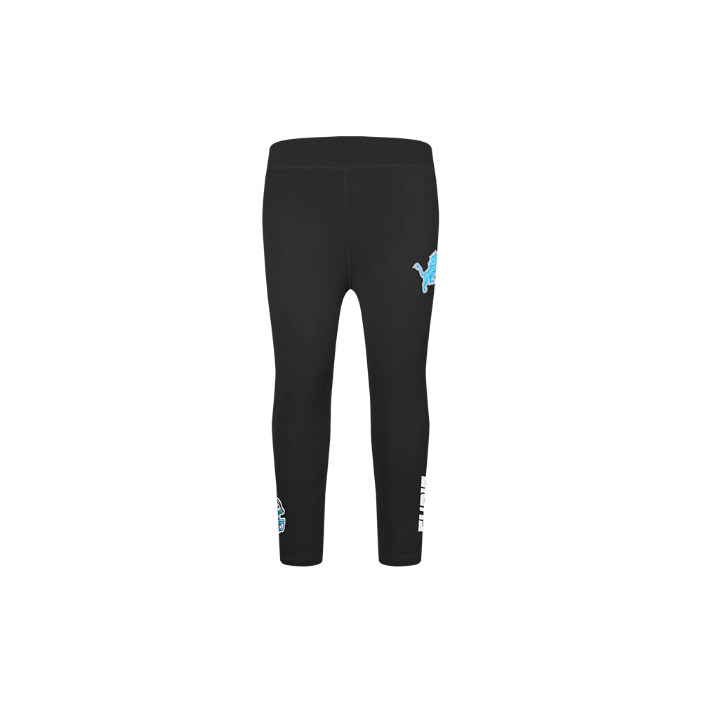 NFL DETROIT LIONS CLASSIC TODDLER GIRLS LEGGING (BLACK) - Image 2