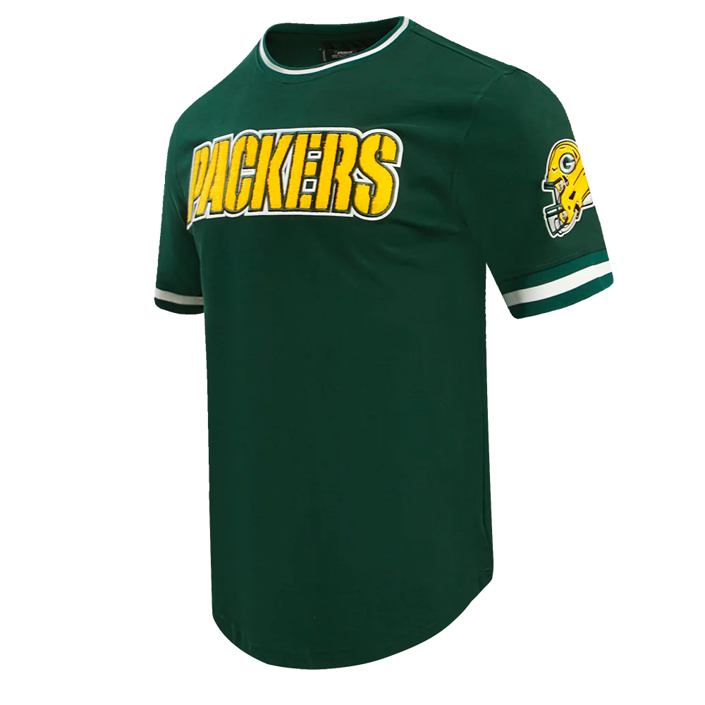 NFL GREEN BAY PACKERS CLASSIC CHENILLE TEE (FOREST GREEN) - Image 2