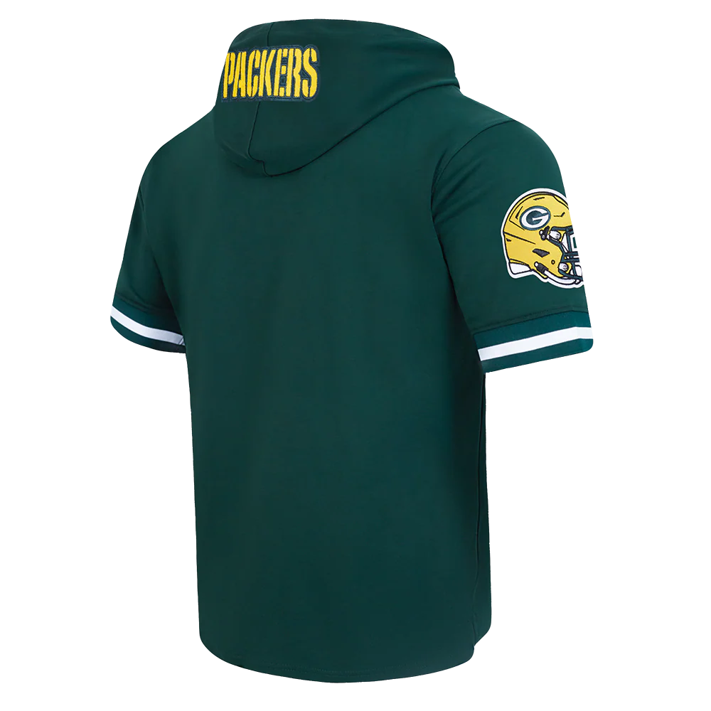 NFL GREEN BAY PACKERS JORDAN LOVE #10 CLASSIC MEN'S SS PO HOODIE (FOREST GREEN) - Image 4
