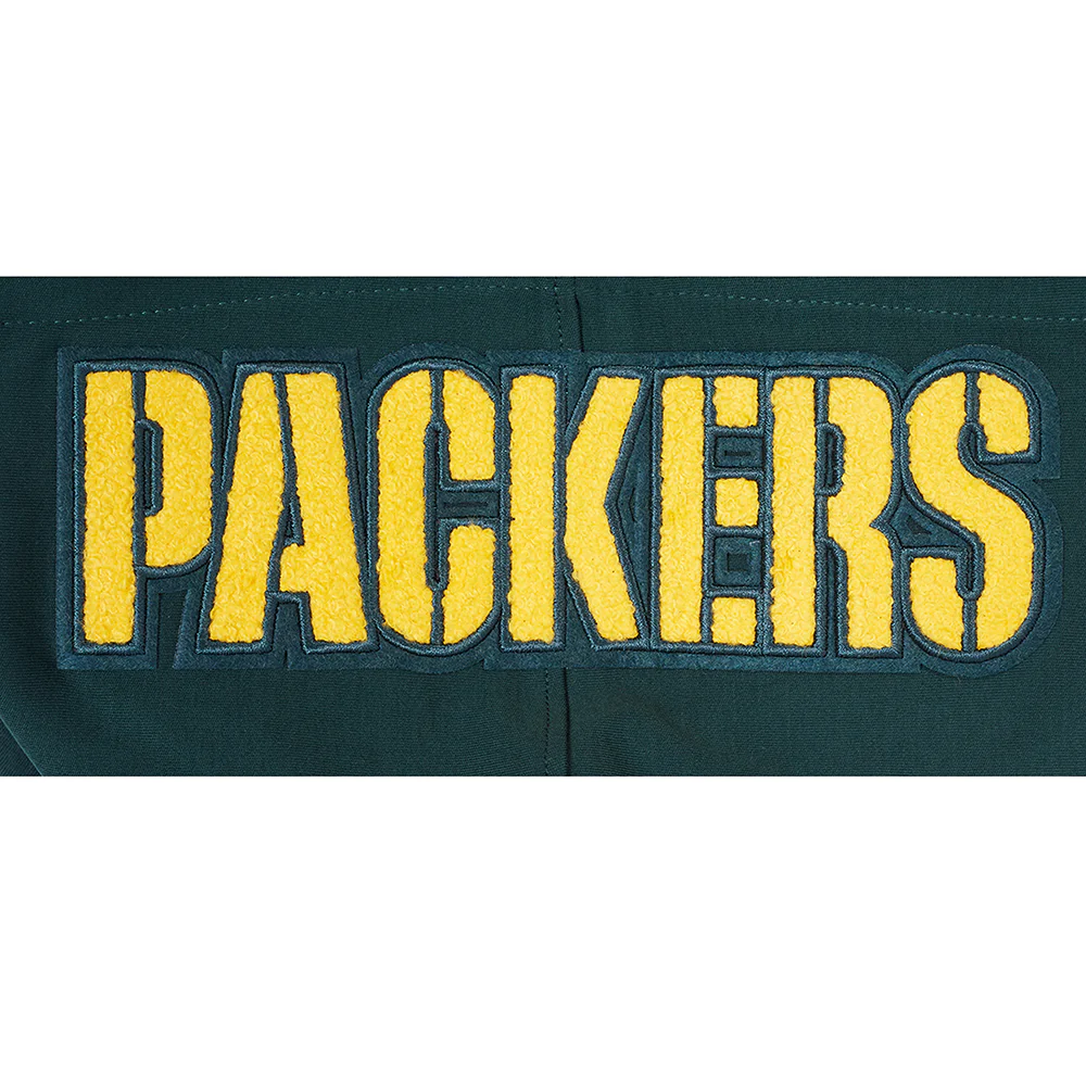 NFL GREEN BAY PACKERS JORDAN LOVE #10 CLASSIC MEN'S SS PO HOODIE (FOREST GREEN) - Image 5