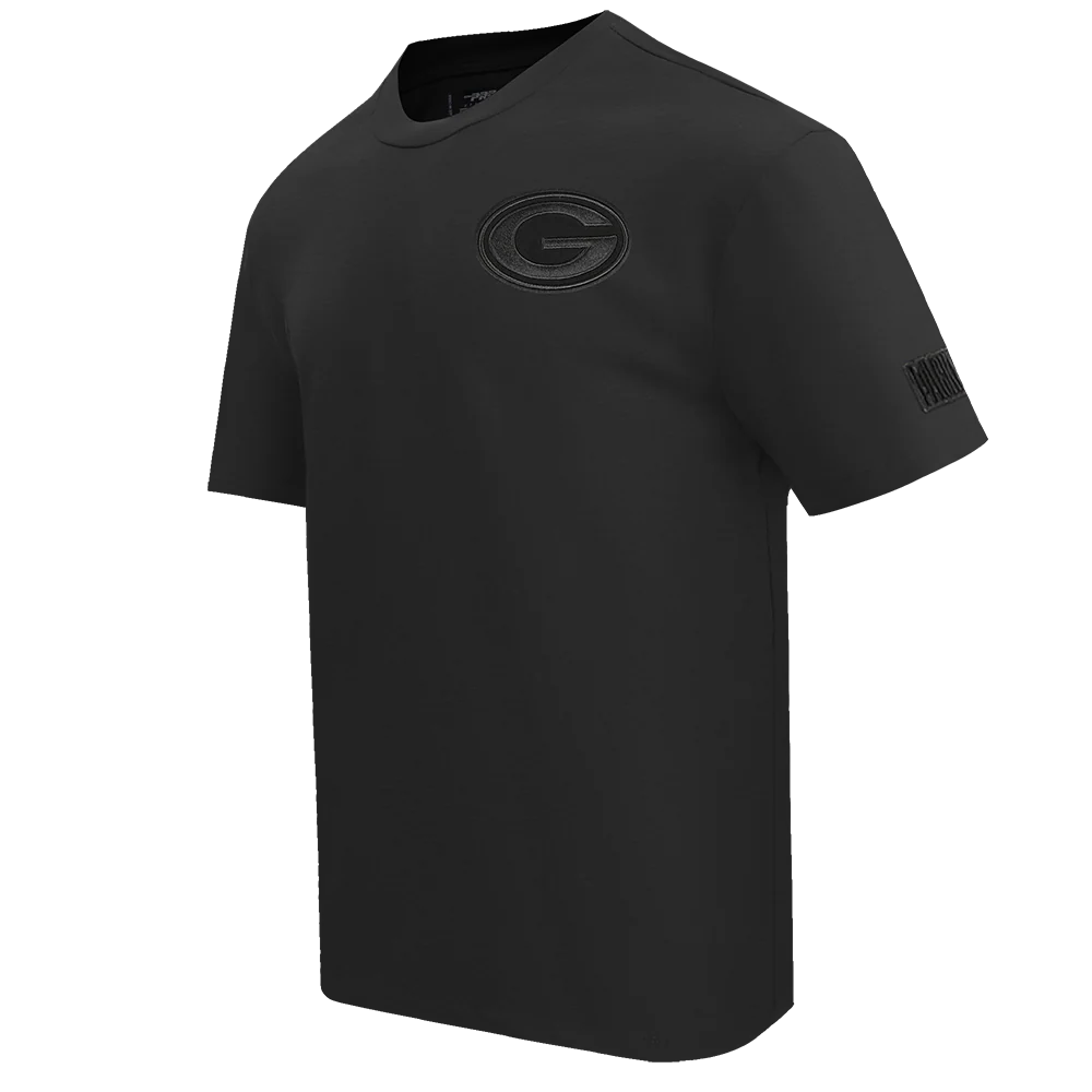 NFL GREEN BAY PACKERS NEUTRAL MEN'S DROP SHOULDER TEE (BLACK) - Image 2