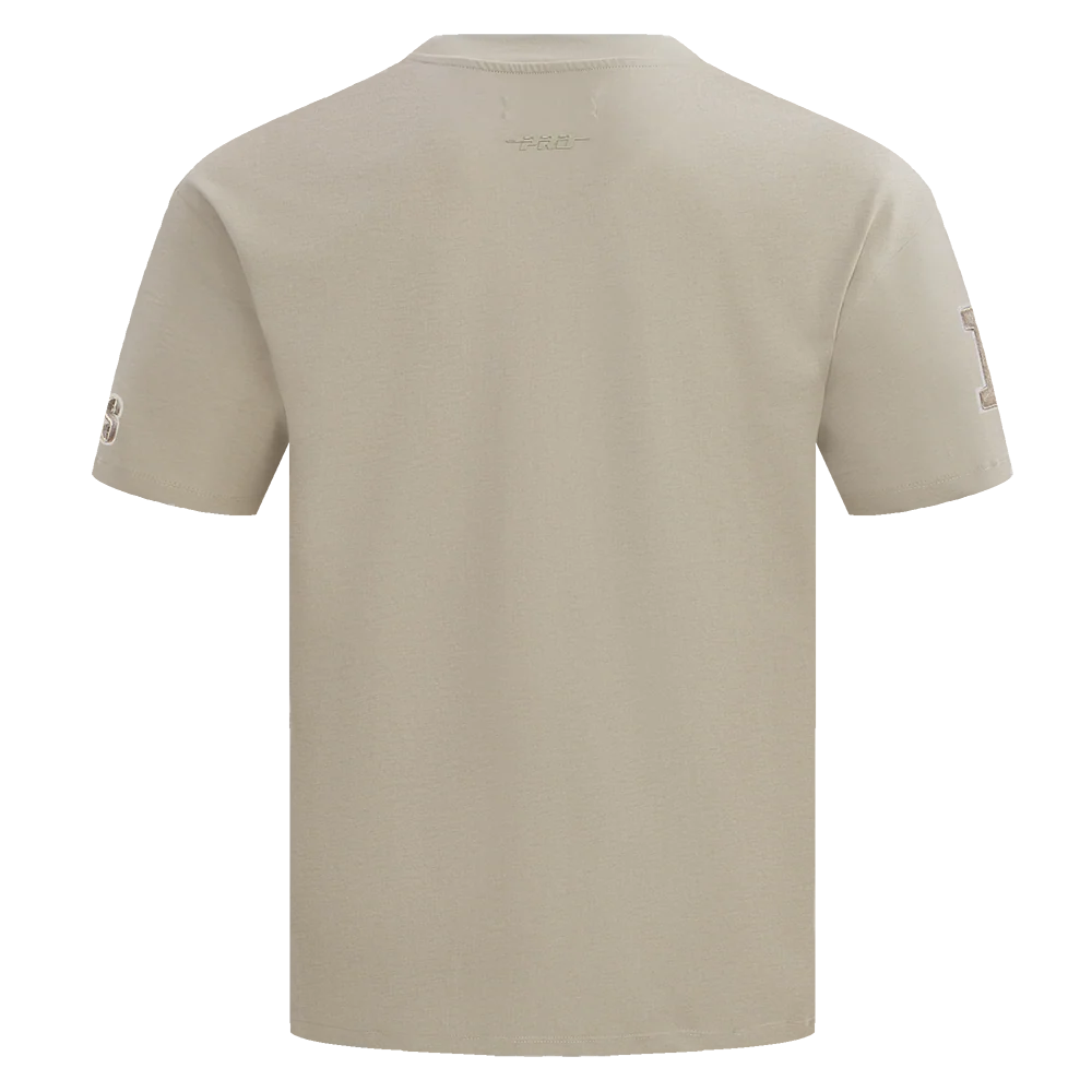 NFL GREEN BAY PACKERS NEUTRAL MEN'S DROP SHOULDER TEE (TAUPE) - Image 4