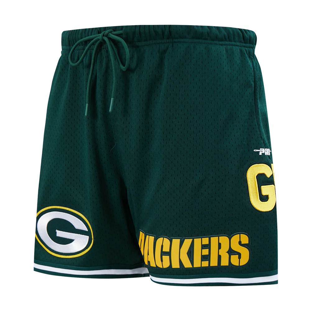 NFL GREEN BAY PACKERS MESH MEN'S SHORT (FOREST GREEN) - Image 7