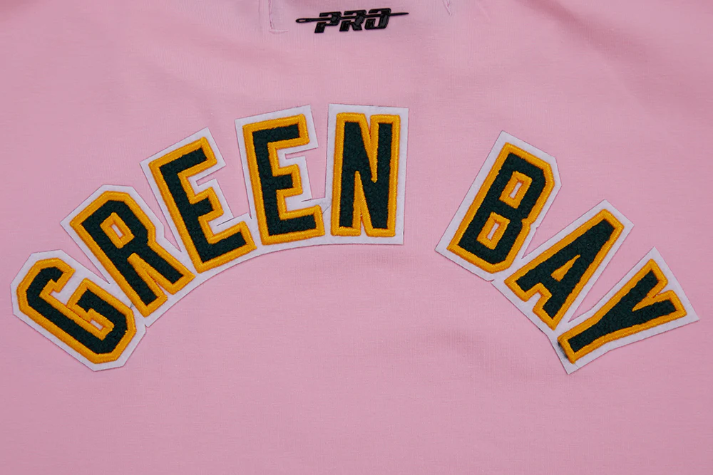 NFL GREEN BAY PACKERS CLASSIC SINGLE JERSEY BOXY TEE (PINK) - Image 5