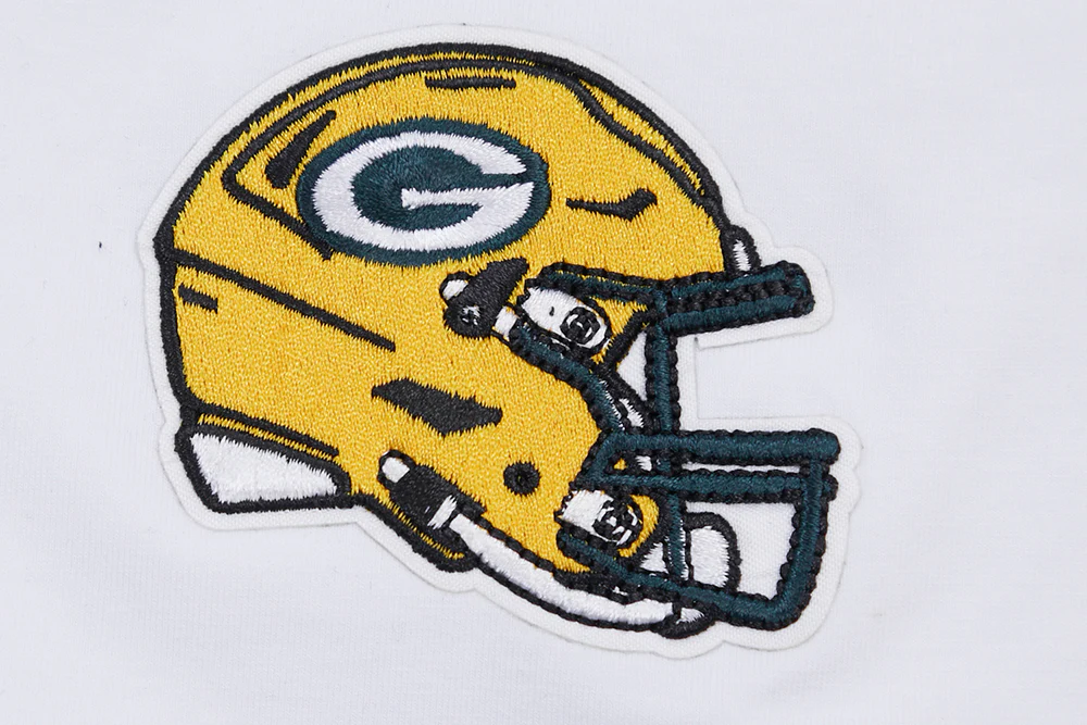 NFL GREEN BAY PACKERS CLASSIC SINGLE JERSEY SLIM FIT TEE (WHITE) - Image 6
