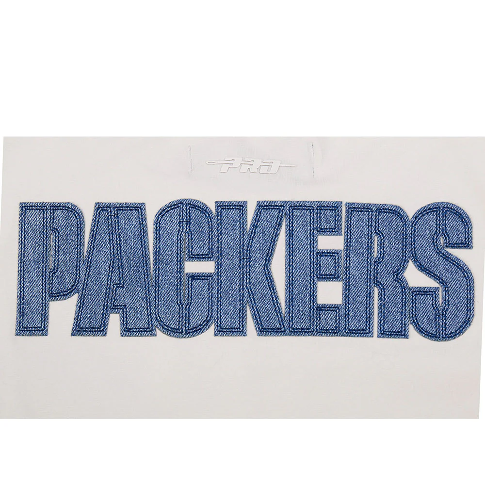 NFL GREEN BAY PACKERS VARSITY BLUES WOMEN'S SJ BOXY TEE (LINEN) - Image 5