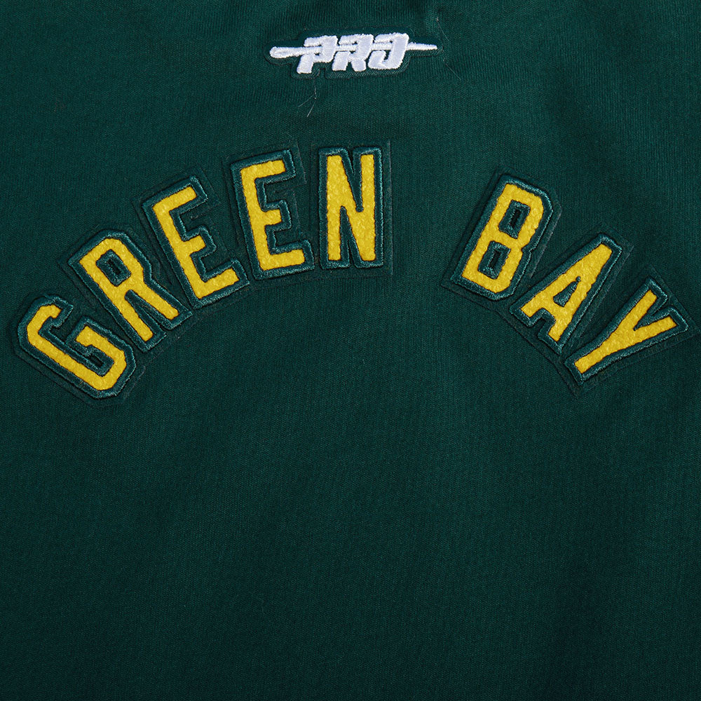 NFL GREEN BAY PACKERS CLASSIC BIG GIRL'S SS BOXY TEE (FOREST GREEN) - Image 5