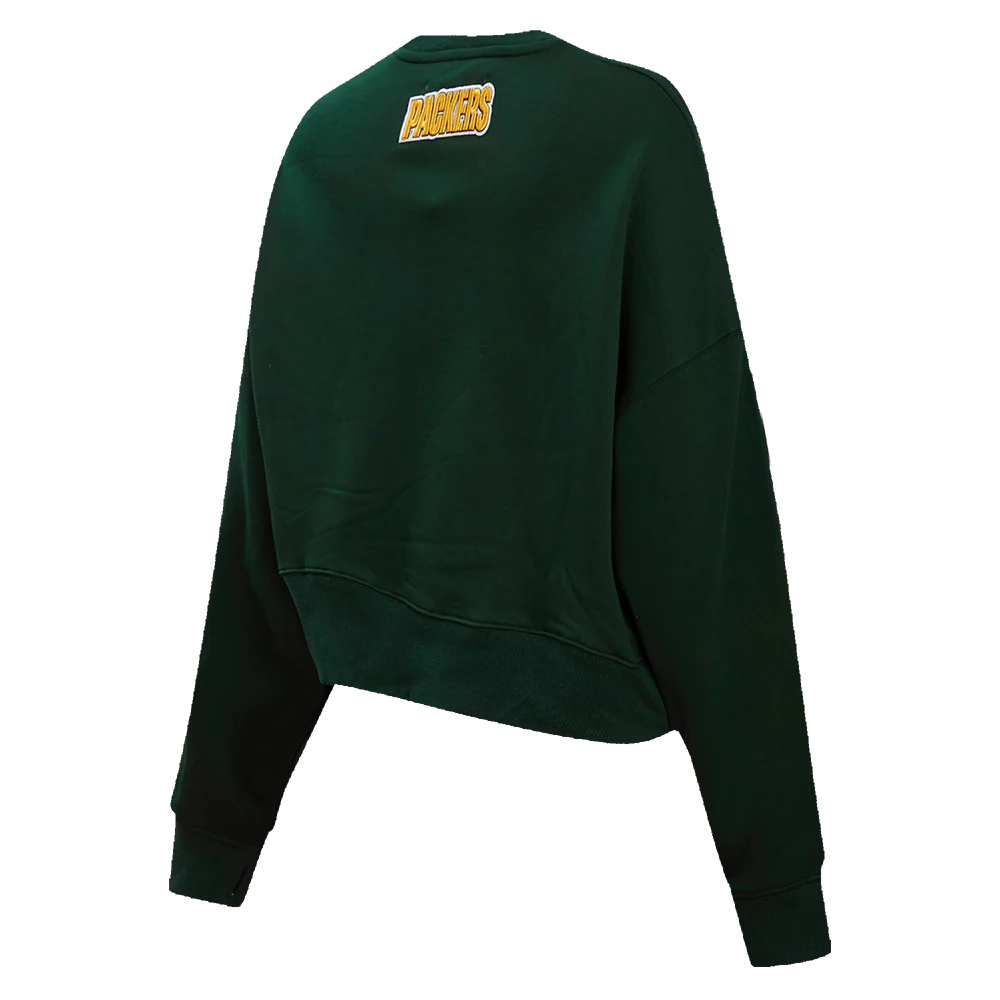 NFL GREEN BAY PACKERS CLASSIC CREWNECK (FOREST GREEN) - Image 3