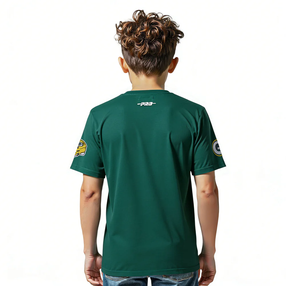 NFL GREEN BAY PACKERS CLASSIC LITTLE BOY'S SS TEE (FOREST GREEN) - Image 2