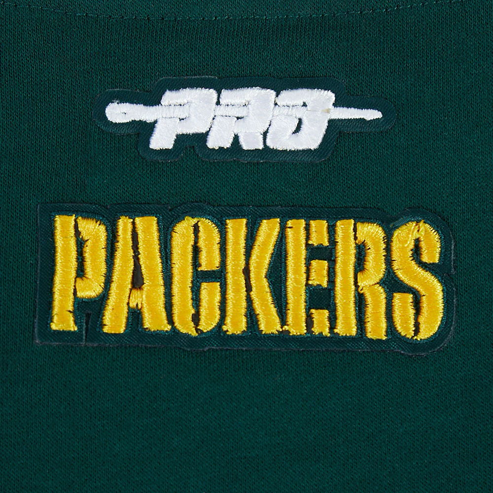 NFL GREEN BAY PACKERS CLASSIC LITTLE GIRL'S FLC CREWNECK (FOREST GREEN) - Image 6