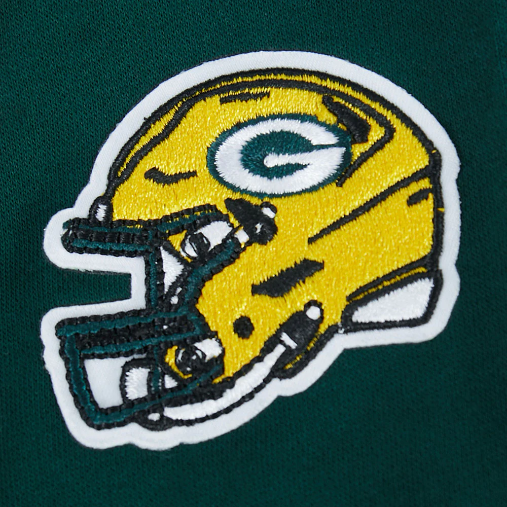 NFL GREEN BAY PACKERS CLASSIC TODDLER GIRL'S FLC CREWNECK (FOREST GREEN) - Image 7