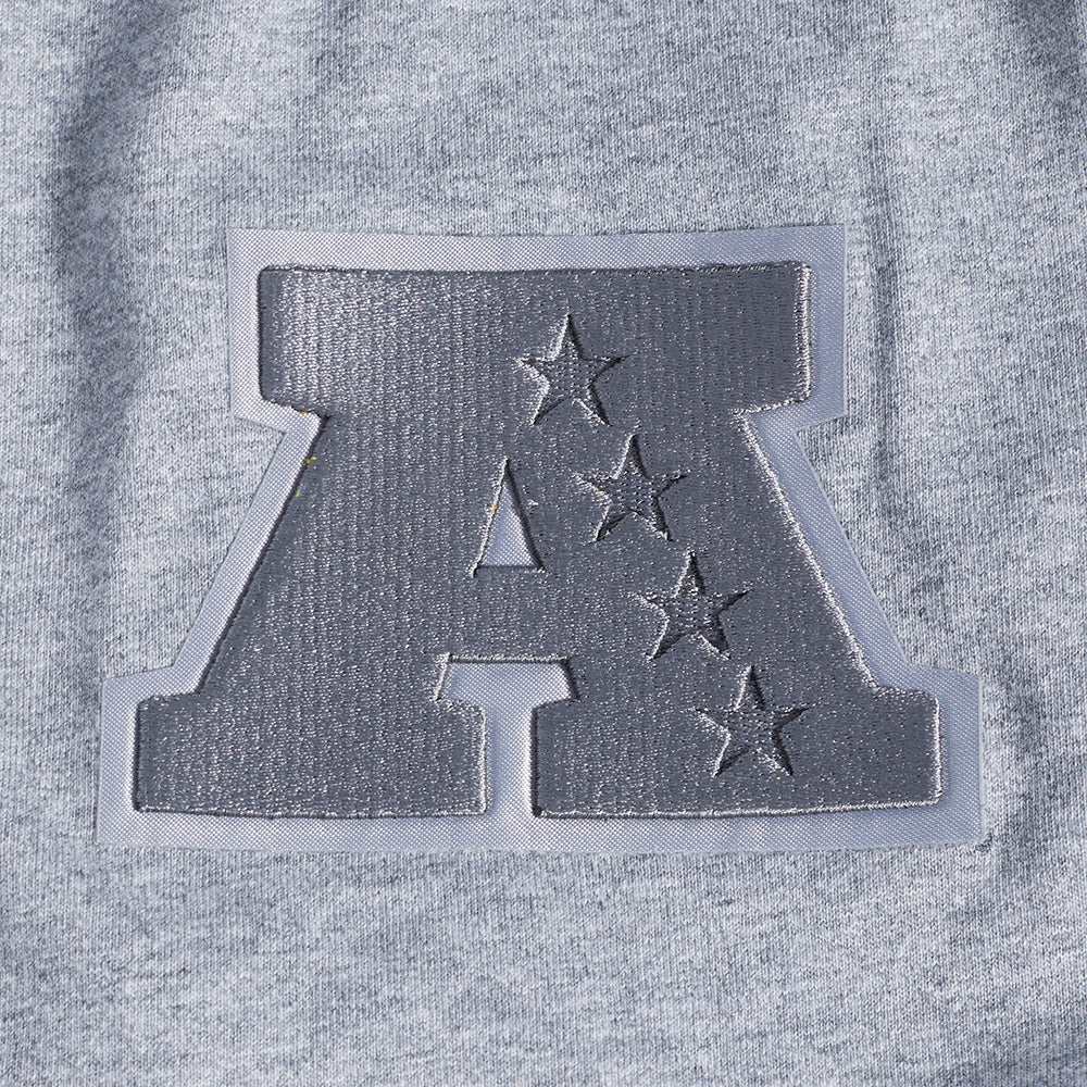 NFL HOUSTON TEXANS NEUTRAL MEN'S CJ DROP SHOULDER TEE (DARK HEATHER GRAY) - Image 6