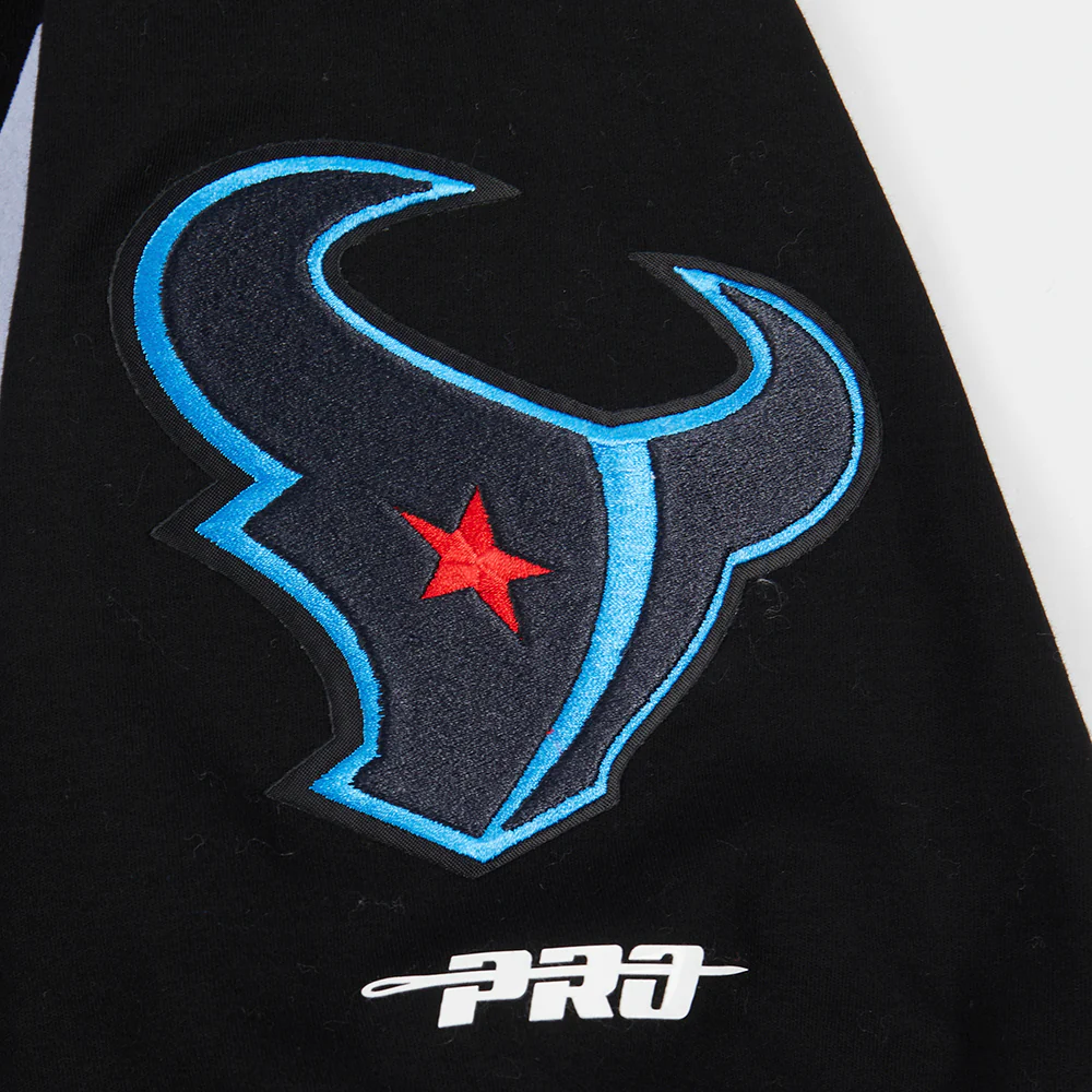 NFL HOUSTON TEXANS CJ STROUD #7 CLASSIC MEN'S SS PO HOODIE (BLACK) - Image 7