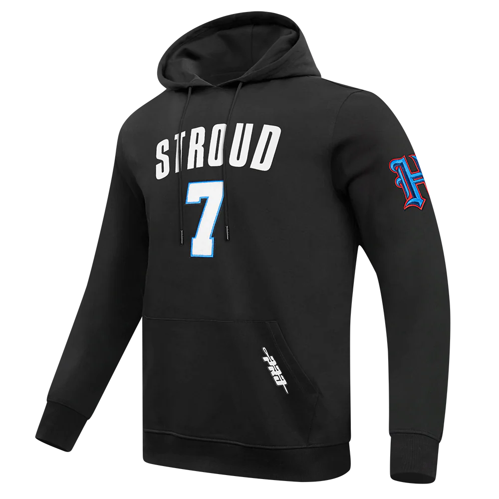 NFL HOUSTON TEXANS CJ STROUD #7 CLASSIC PLAYER NAME AND NUMBER MEN'S (BLACK) - Image 3