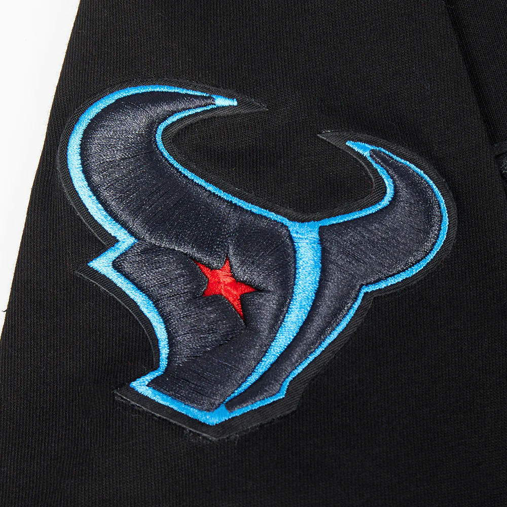 NFL HOUSTON TEXANS CLASSIC BIG BOYS SHORT SLEEVE STRIPED RIB TEE (BLACK) - Image 7