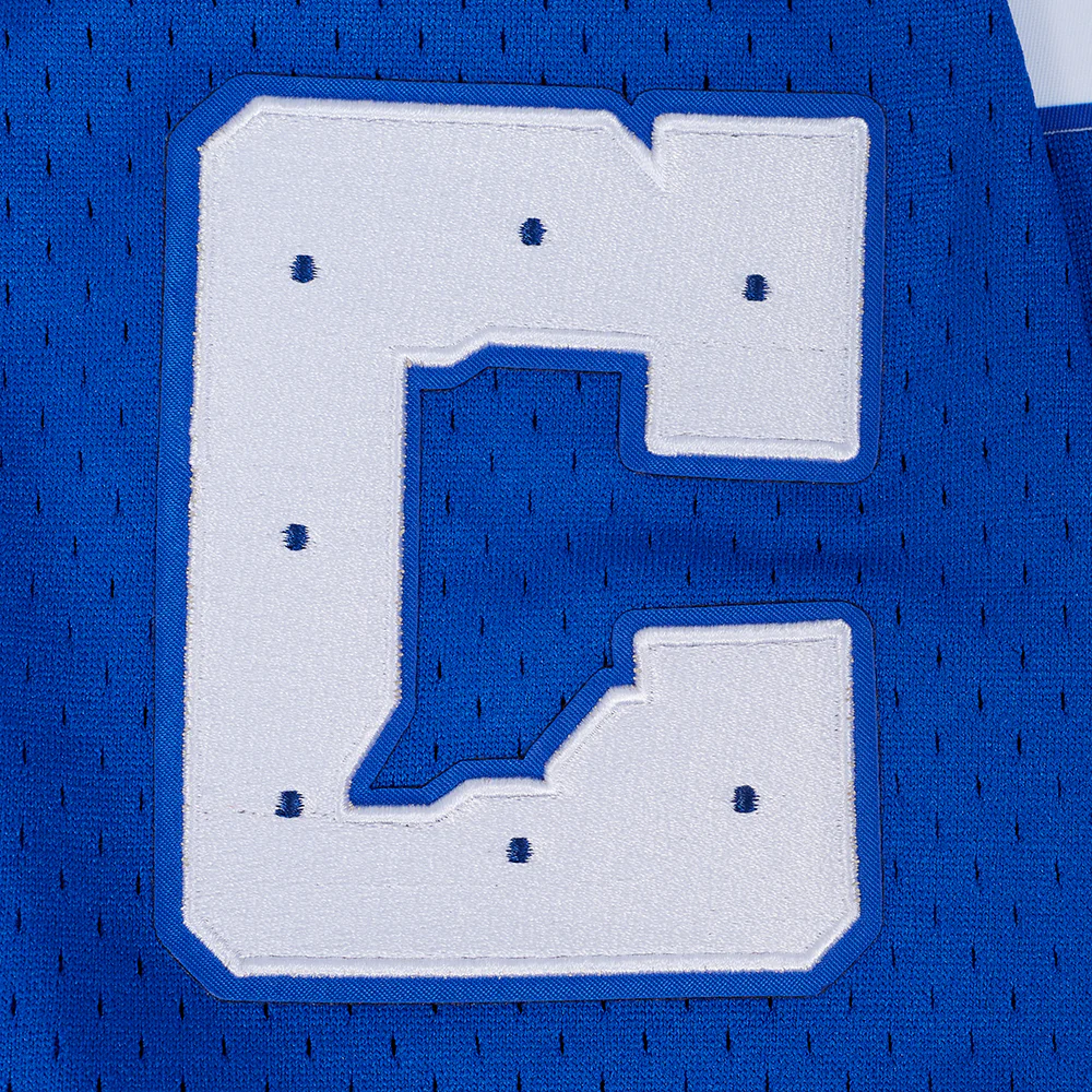 NFL INDIANAPOLIS COLTS CLASSIC MEN'S MESH BUTTON DOWN JERSEY (ROYAL BLUE) - Image 6