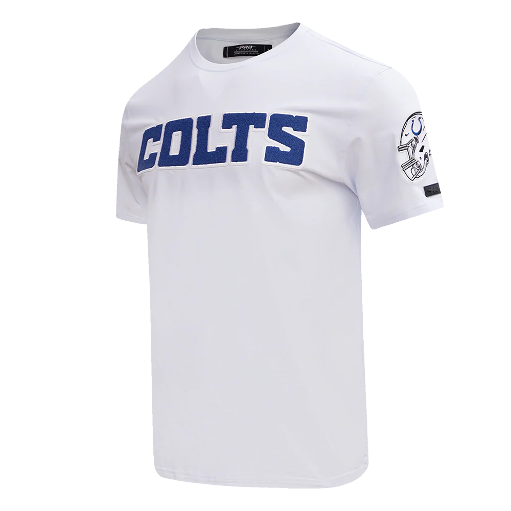 NFL INDIANAPOLIS COLTS CLASSIC CHENILLE SINGLE JERSEY TEE (WHITE) - Image 2