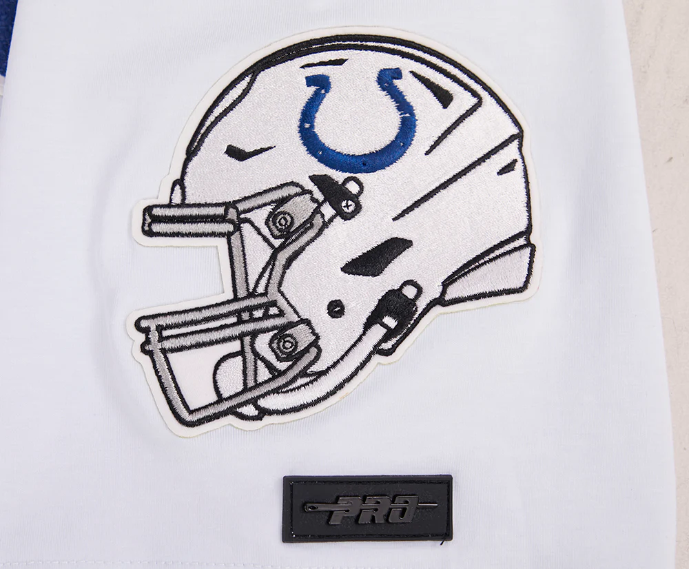 NFL INDIANAPOLIS COLTS CLASSIC CHENILLE SINGLE JERSEY TEE (WHITE) - Image 7