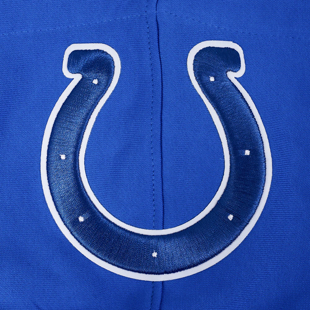 NFL INDIANAPOLIS COLTS SCRIPT TAIL MEN'S RIB FLC PO HOODIE (ROYAL BLUE) - Image 15