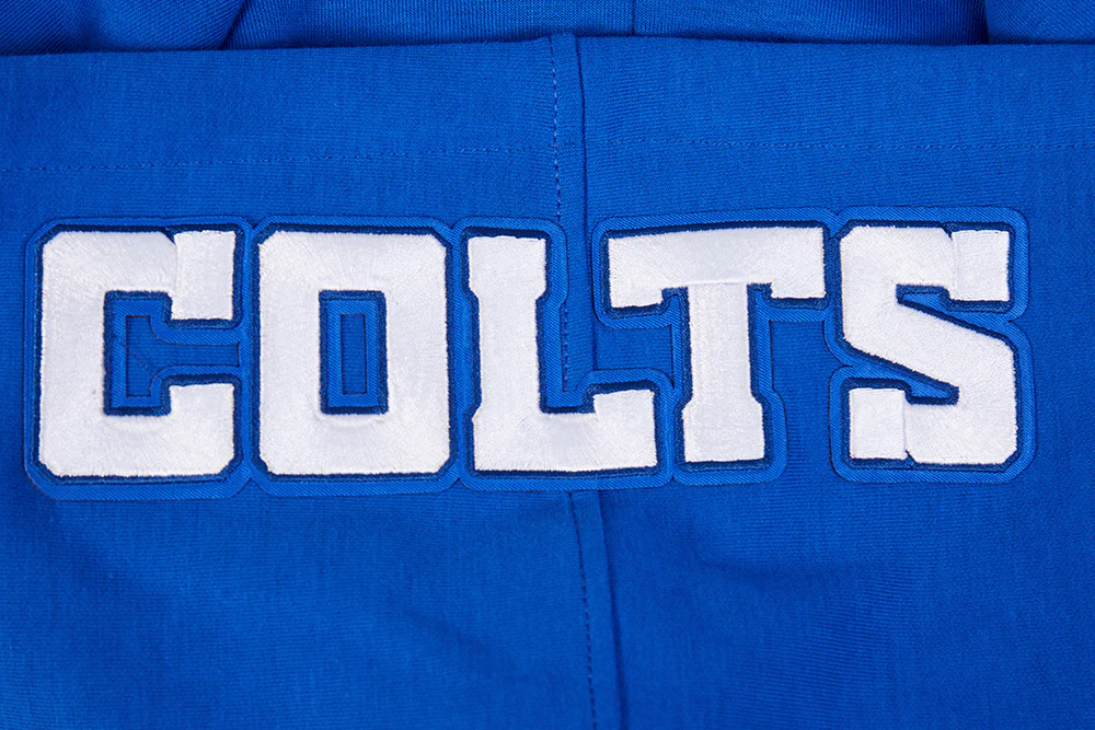 NFL INDIANAPOLIS COLTS OLD ENGLISH MEN'S PO HOODIE (ROYAL BLUE) - Image 10