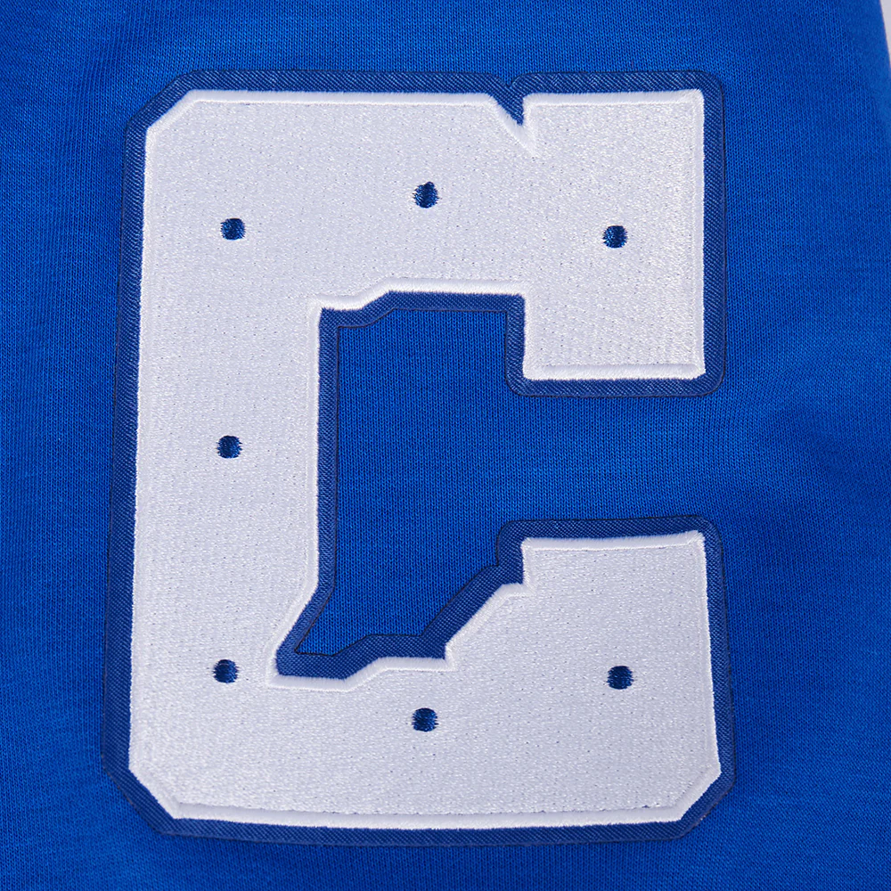 NFL INDIANAPOLIS COLTS OLD ENGLISH MEN'S PO HOODIE (ROYAL BLUE) - Image 9