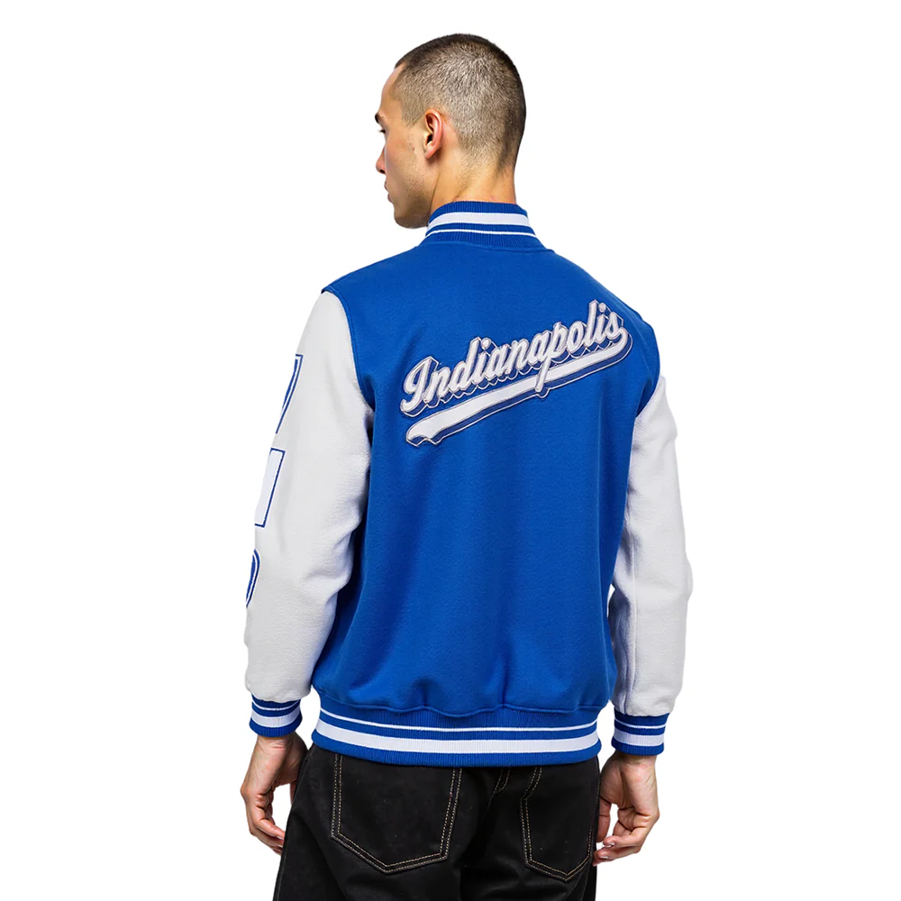 NFL INDIANAPOLIS COLTS SCRIPT TAIL MEN'S RIB WOOL VARSITY (ROYAL BLUE/WHITE) - Image 2