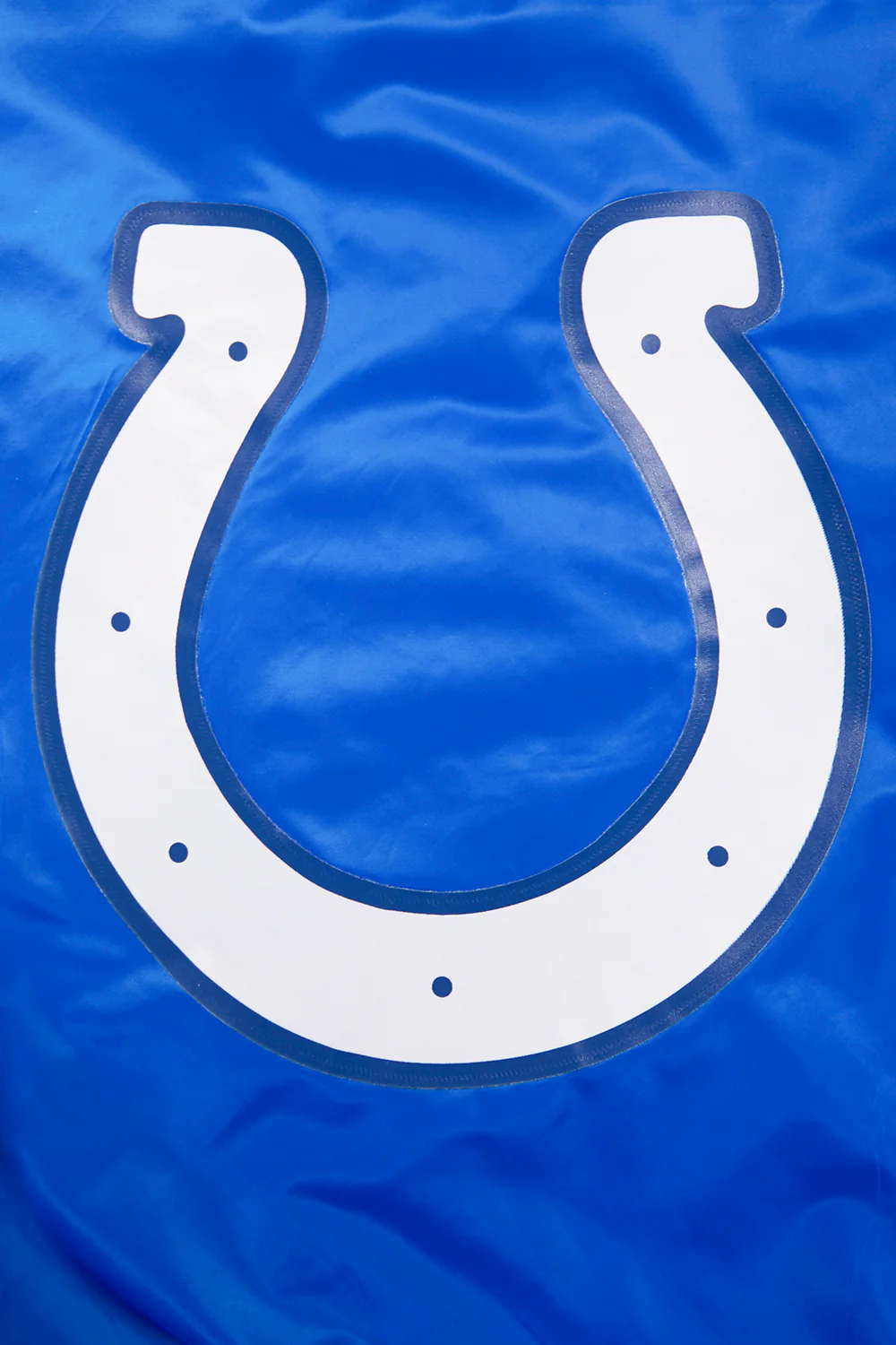 NFL INDIANAPULLOVERLIS COLTS BIG LOGO MEN'S SATIN JACKET (ROYAL BLUE) - Image 5
