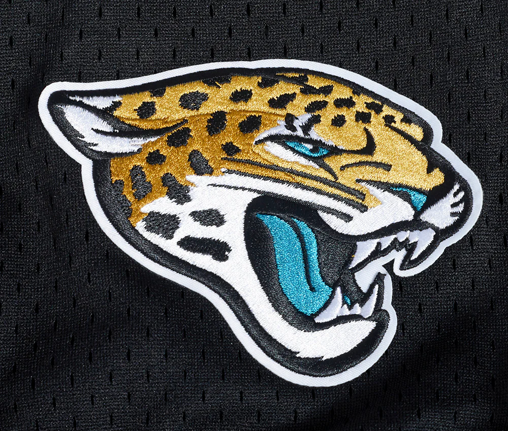 NFL JACKSONVILLE JAGUARS CLASSIC MEN'S MESH CREWNECK SHORT SLEEVE TEE (BLACK) - Image 6