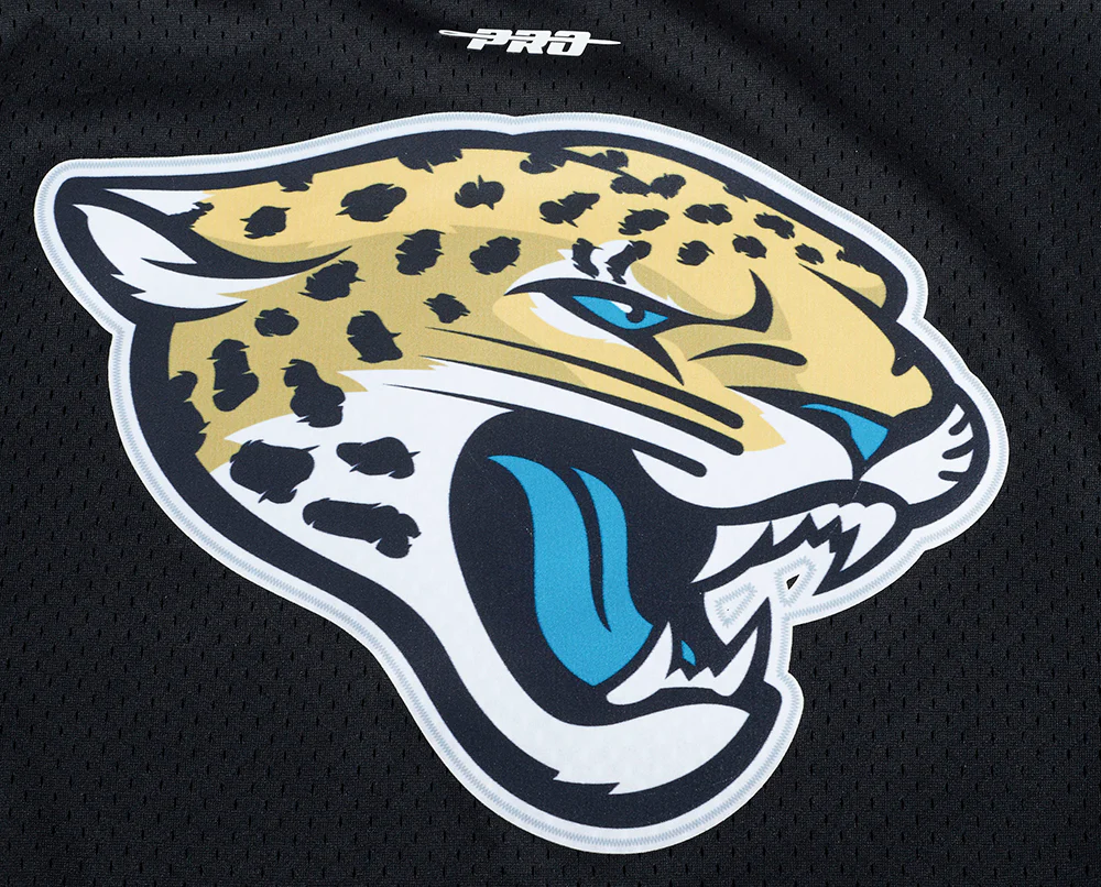NFL JACKSONVILLE JAGUARS CLASSIC MEN'S MESH CREWNECK SHORT SLEEVE TEE (BLACK) - Image 8