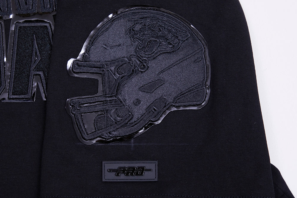 NFL JACKSONVILLE JAGUARS TRIPLE BLACK MEN'S TEE (TRIPLE BLACK) - Image 7