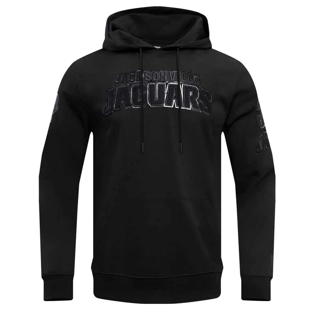NFL JACKSONVILLE JAGUARS TRIPLE BLACK PO HOODIE (TRIPLE BLACK)