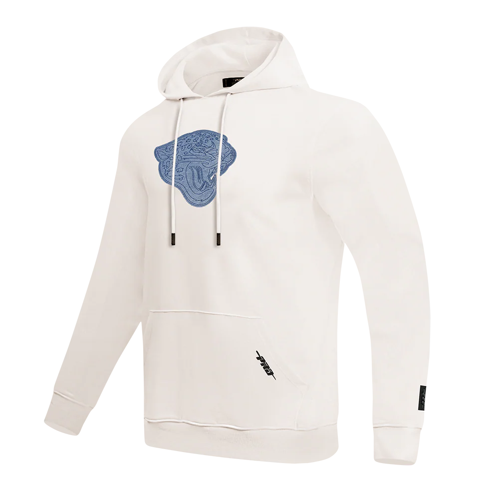 NFL JACKSONVILLE JAGUARS VARSITY BLUES MEN'S FLC PO HOODIE (LINEN) - Image 5