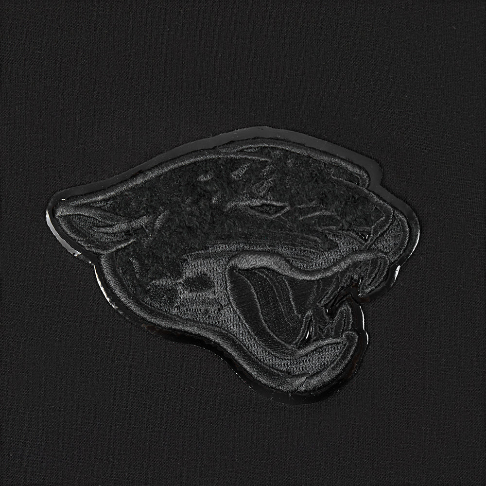 NFL JACKSONVILLE JAGUARS TRIPLE BLACK WOMEN'S SINGLE JERSEY BOXY TEE (TRIPLE BLACK) - Image 5