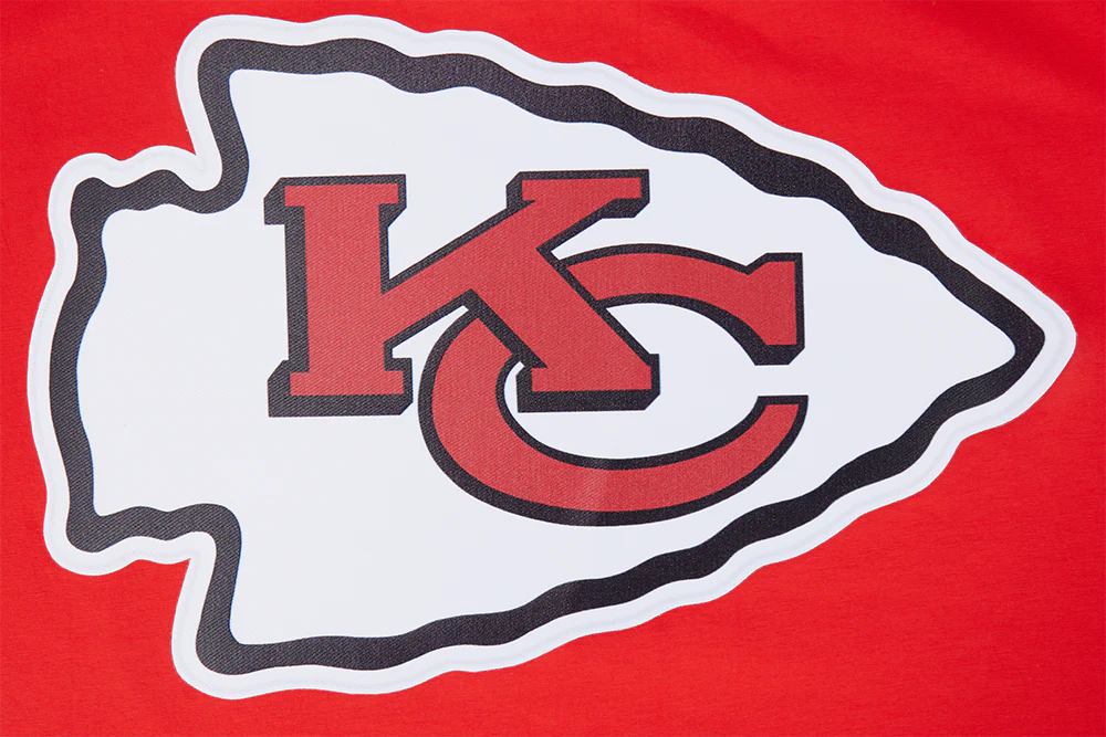 NFL KANSAS CITY CHIEFS CLASSIC MESH MEN'S STRIPED TEE (RED/BLACK) - Image 7