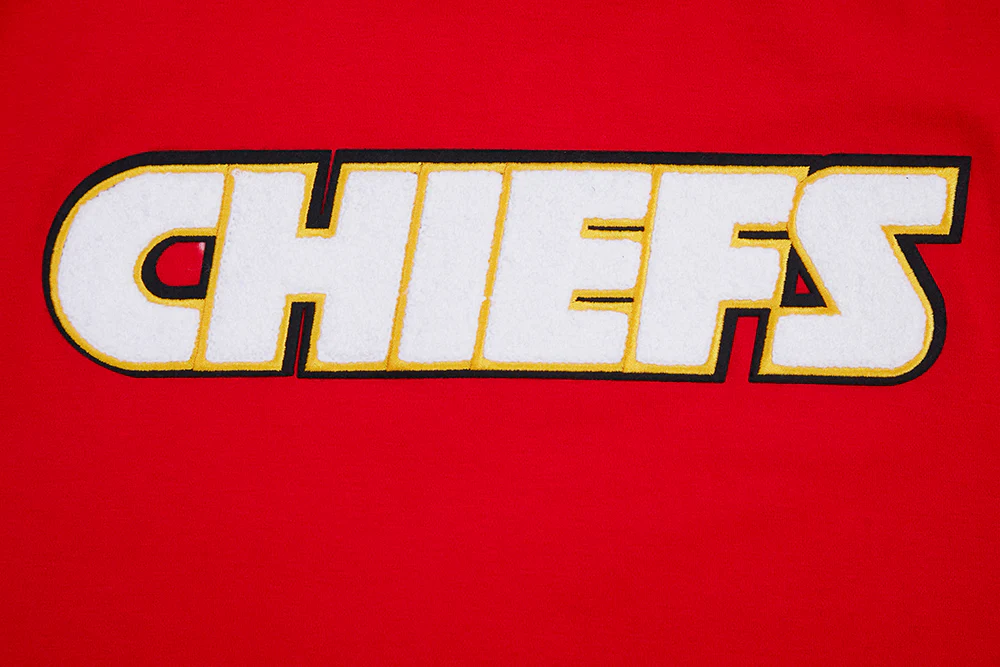NFL KANSAS CITY CHIEFS CLASSIC CHENILLE MEN'S TEE (RED) - Image 5
