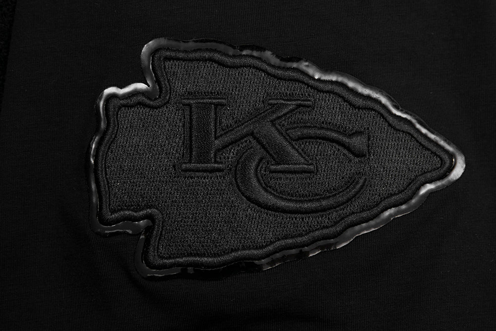 NFL KANSAS CITY CHIEFS TRIPLE BLACK MEN'S TEE (TRIPLE BLACK) - Image 6